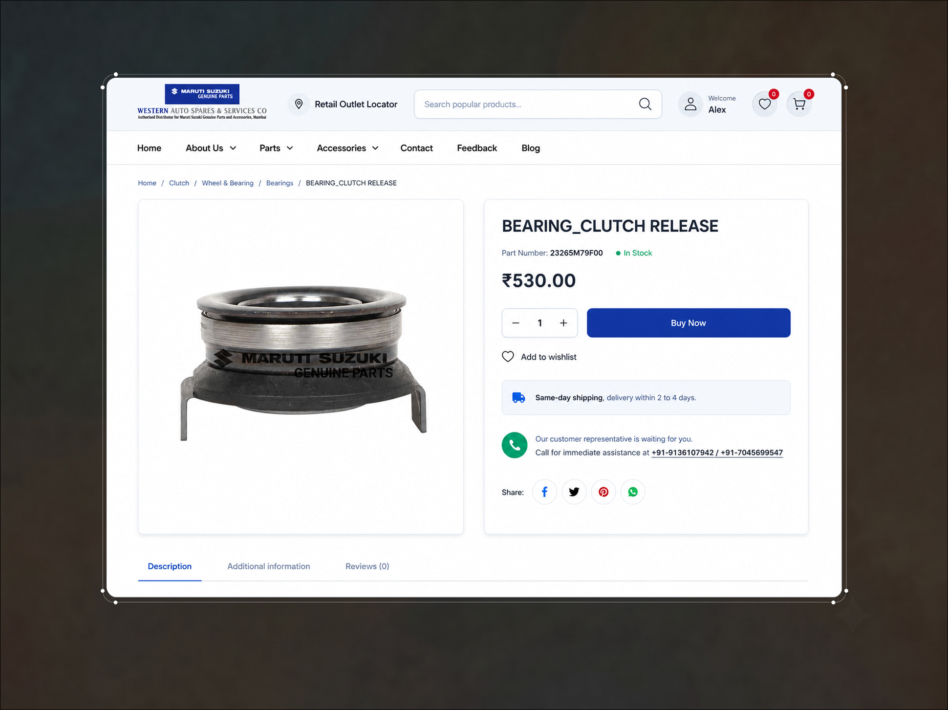 Custom front-end e-commerce web application development featuring structural inventory product pages and dynamic checkout selectors designed by ImmensoTech