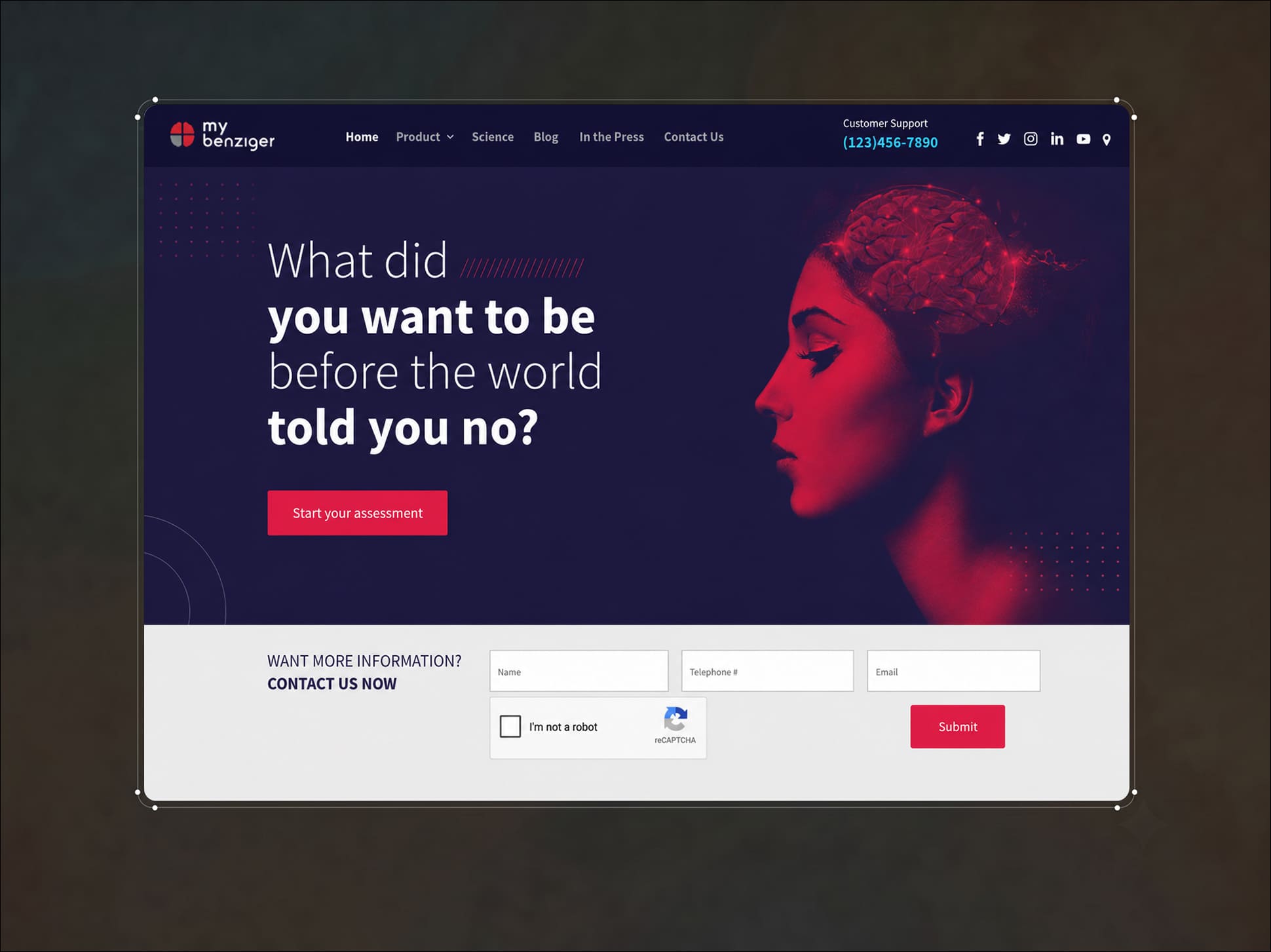 benziger-home-page-section