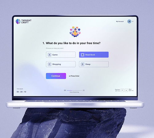 ThoughtCraft AI assessment platform case study by ImmensoTech